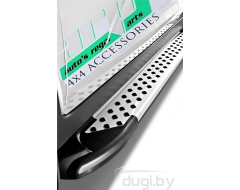 Пороги алюминиевые "Artemis" для Primastar (к.б.).